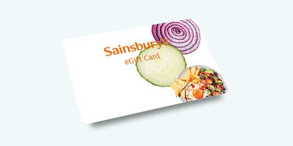 Sainsbury's eGift card.